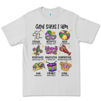 Dove Grey god says i am mardi gras Premium Tee - MaliasSmallBusiness