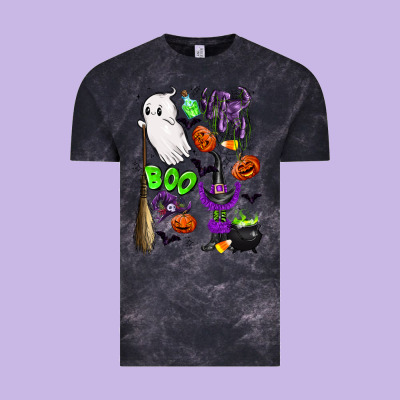 Cute Ghost Vintage Tee Designed By Lillyallendesigns