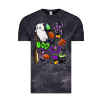 Cloud Black cute ghost Vintage Tee - LillyAllenDesigns