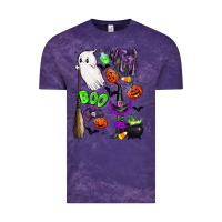 Cloud Purple cute ghost Vintage Tee - LillyAllenDesigns