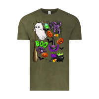 Vintage Olive cute ghost Vintage Tee - LillyAllenDesigns