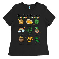 Black god says you are st patrick's day Ladies Tee - MaliasSmallBusiness