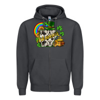 Smoke Arkansas map St. Patrick's Zipper Hoodie - CowGirlArtShop