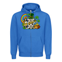 True Royal Arkansas map St. Patrick's Zipper Hoodie - CowGirlArtShop