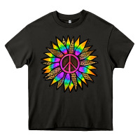 Asphalt Peace Hippie Sunflower Heavy Core Tee - Jasminsmagicworld