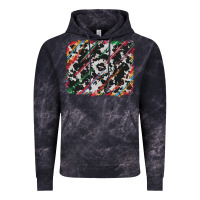 Cloud Black cowhide and serape background Vintage Hoodie - RanaPortraitStore
