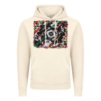 Vintage Artic cowhide and serape background Vintage Hoodie - RanaPortraitStore