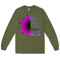 Army Green I Am The Storm sunflower Long Sleeve Tee - Bettercallsaul