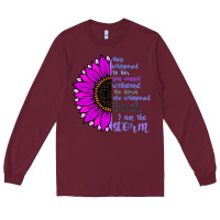 Burgundy I Am The Storm sunflower Long Sleeve Tee - Bettercallsaul
