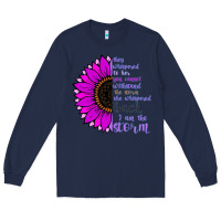 Navy I Am The Storm sunflower Long Sleeve Tee - Bettercallsaul