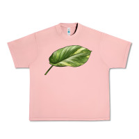 Salmon Golden Pothos Leaf Urban Heavy Tee - LillyAllenDesigns