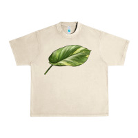 Sandshell Golden Pothos Leaf Urban Heavy Tee - LillyAllenDesigns