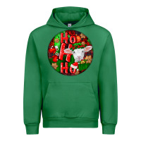 Emerald ho ho ho merino wool baby sheep Urban Hoodie - LillyAllenDesigns