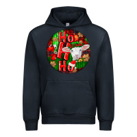 Navy ho ho ho merino wool baby sheep Urban Hoodie - LillyAllenDesigns