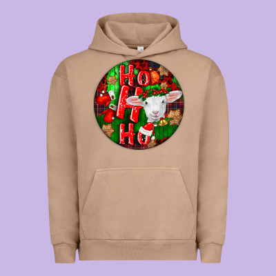 Ho Ho Ho Merino Wool Baby Sheep Urban Hoodie Designed By Lillyallendesigns
