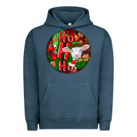 Pigment Midnight Navy ho ho ho merino wool baby sheep Urban Hoodie - LillyAllenDesigns