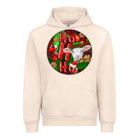 Sandshell ho ho ho merino wool baby sheep Urban Hoodie - LillyAllenDesigns