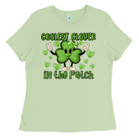 Matcha coolest clover to pinch Ladies Tee - MaliasSmallBusiness