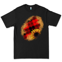 Black sunflower Christmas patch Premium Tee - JahusDesignShop