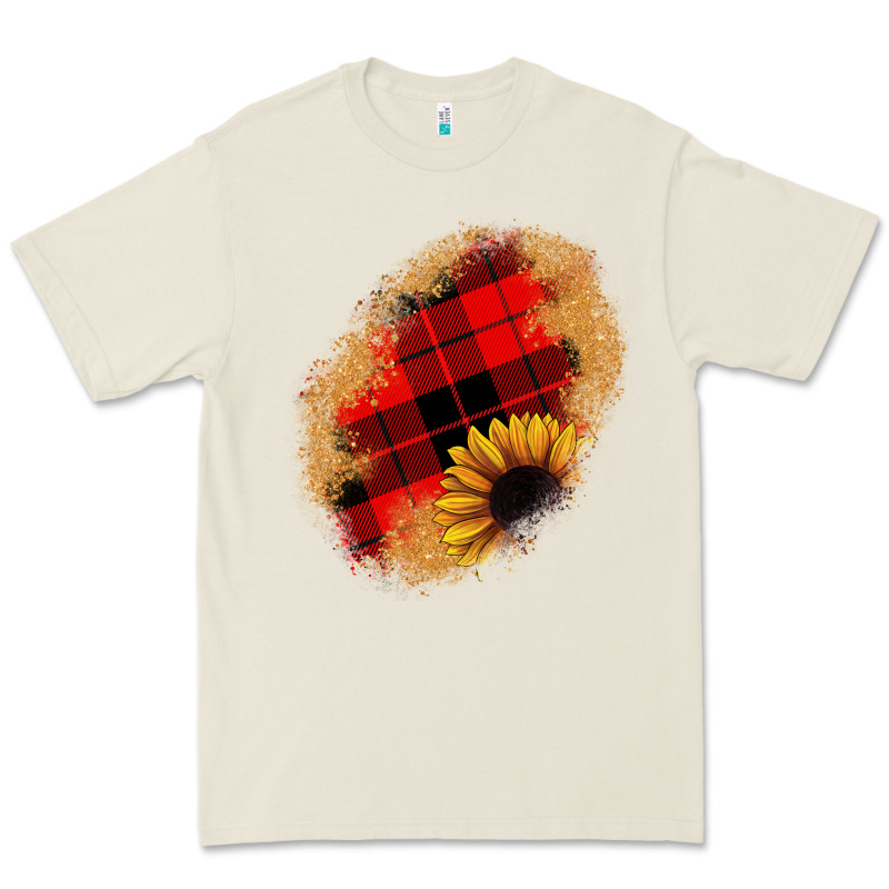 Sunflower Christmas Patch Premium Tee by JahusDesignShop | Teevron