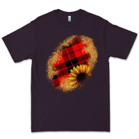Plum sunflower Christmas patch Premium Tee - JahusDesignShop