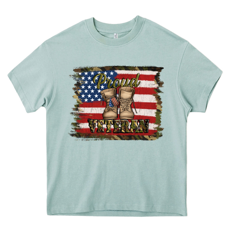 Proud Veteran Heavy Core Tee by Jasminsmagicworld | Teevron