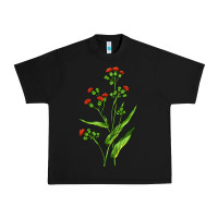 Black Tassel Flower Illustrations Urban Heavy Tee - LillyAllenDesigns