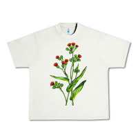 Pistachio Tassel Flower Illustrations Urban Heavy Tee - LillyAllenDesigns