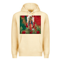 Pina Colada Our Lady Of Guadalupe Mexican Flag Roses Cactus Premium Hoodie - FaDigitalArtStudio