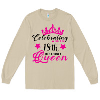Mushroom Celebrating With the 18th Birthday Queen Long Sleeve Tee - Bettercallsaul