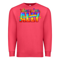 Cardinal Always An Ally Pride LGBTQ Premium Sweatshirt - BundleAndBundleShop