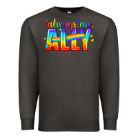 Smoke Always An Ally Pride LGBTQ Premium Sweatshirt - BundleAndBundleShop