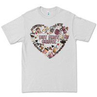 Dove Grey but first coffee Premium Tee - MaliasSmallBusiness