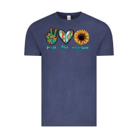 Vintage Denim peace love sunshine Vintage Tee - JahusDesignShop
