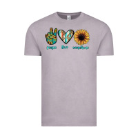Vintage Zinc peace love sunshine Vintage Tee - JahusDesignShop