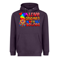 Plum Love Gnomes No Bounds Heavyweight Hoodie - BundleAndBundleShop