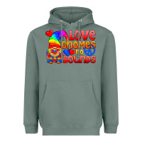 Sage Love Gnomes No Bounds Heavyweight Hoodie - BundleAndBundleShop