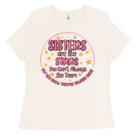 Bone sisters are like stars you can't always see them Ladies Tee - MaliasSmallBusiness
