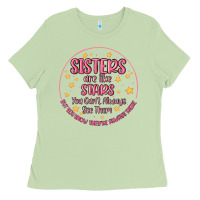 Matcha sisters are like stars you can't always see them Ladies Tee - MaliasSmallBusiness