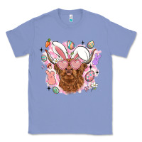 Colony Blue highland heifer easter Classic Tee - LillyAllenDesigns