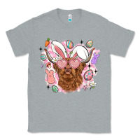 Heather Grey highland heifer easter Classic Tee - LillyAllenDesigns