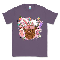 Lavender highland heifer easter Classic Tee - LillyAllenDesigns