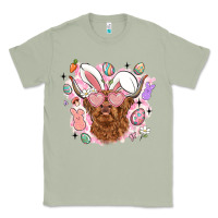 Matcha highland heifer easter Classic Tee - LillyAllenDesigns