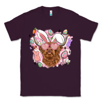 Plum highland heifer easter Classic Tee - LillyAllenDesigns
