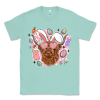 Seafoam highland heifer easter Classic Tee - LillyAllenDesigns