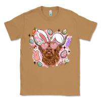 Toasted Coconut highland heifer easter Classic Tee - LillyAllenDesigns