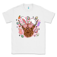 White highland heifer easter Classic Tee - LillyAllenDesigns