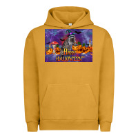 Pigment Peanut Butter Happy Halloween Raccoon Urban Hoodie - LillyAllenDesigns