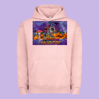 Happy Halloween Raccoon Urban Hoodie Designed By Lillyallendesigns