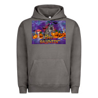 Pigment Tornado Happy Halloween Raccoon Urban Hoodie - LillyAllenDesigns